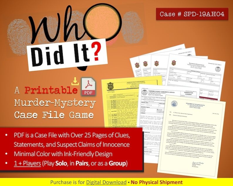 Free Printable Mystery Games Pdf Order Discounts Www bharatagritech