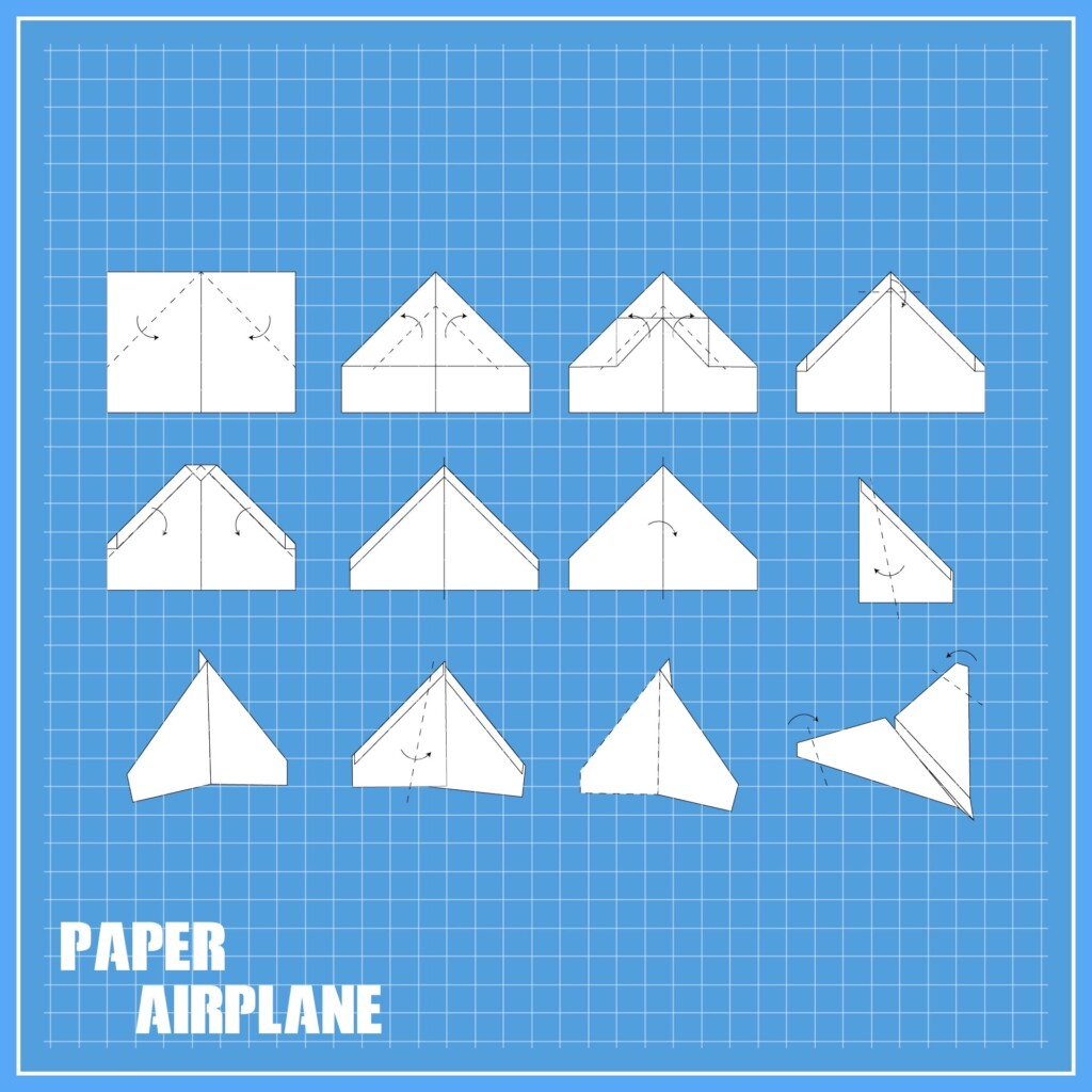 Free Printable Paper Airplane Templates Pdf Printable Online