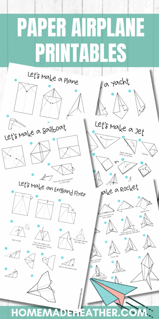Free Printable Paper Airplane Templates Pdf Printables Template Free