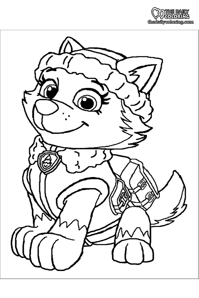 Free Printable Paw Patrol Coloring Pages New The Daily Coloring