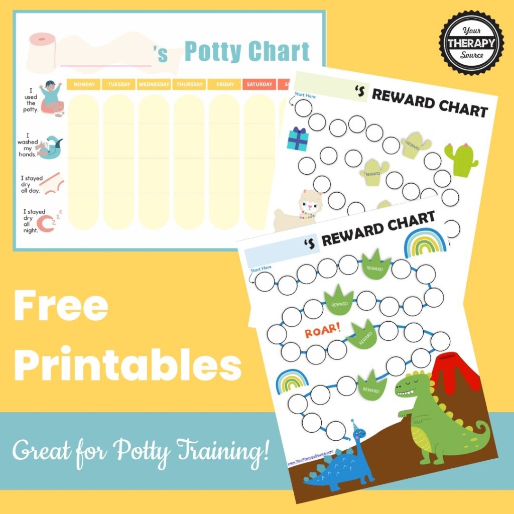 Free Printable Potty Training Chart Your Therapy Source Worksheets 