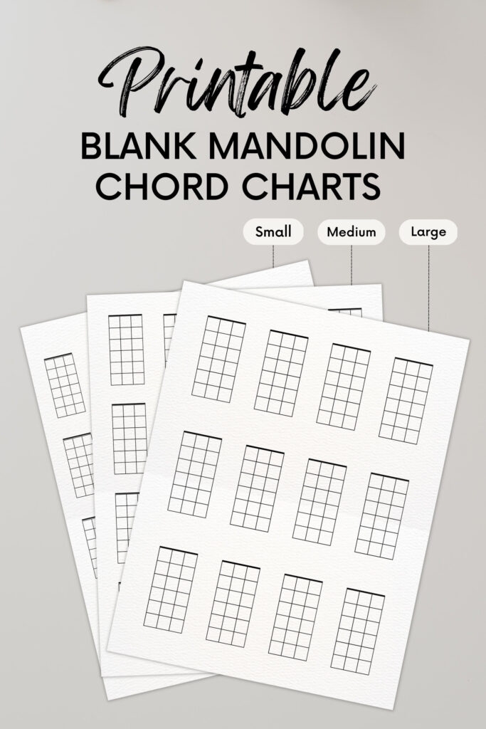 Free Printable Printable Blank Chord Charts FREE Printables