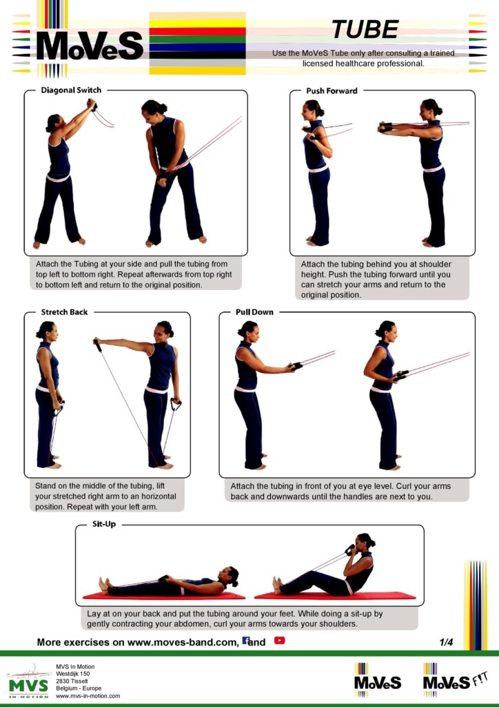 Free Printable Resistance Band Exercise Chart Pdf Free Infoupdate