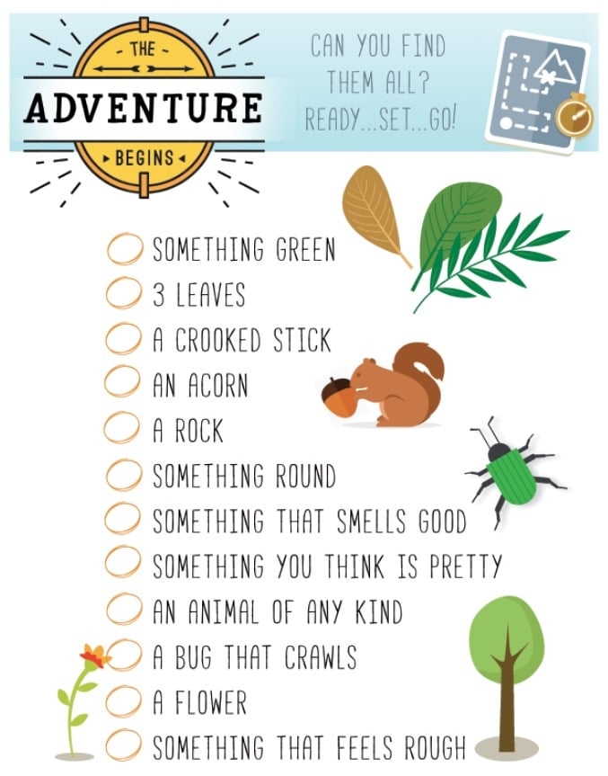 Free Printable Scavenger Hunt For Kids MomDot