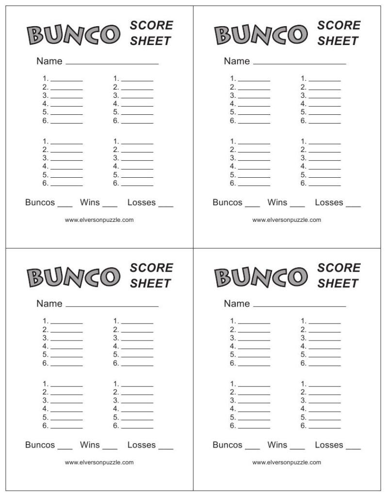 Free Printable Scorecards For Bunco Saferbrowser Yahoo Image 