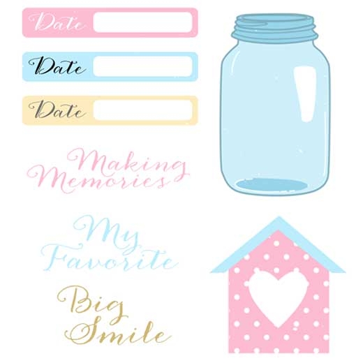 Free Printable Scrapbook Embellishments
