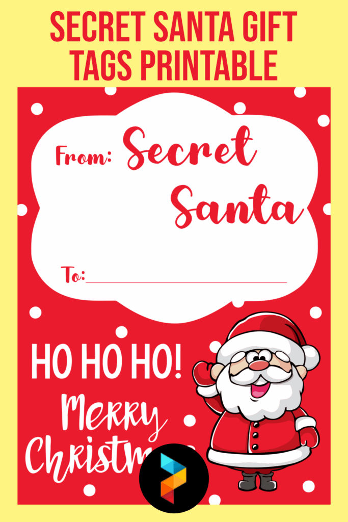 Free Printable Secret Santa Gift Tags