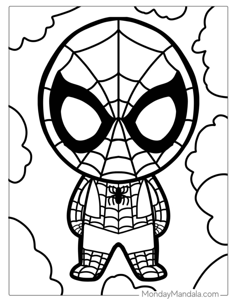Free Printable Spiderman Coloring Pages Dev onallcylinders