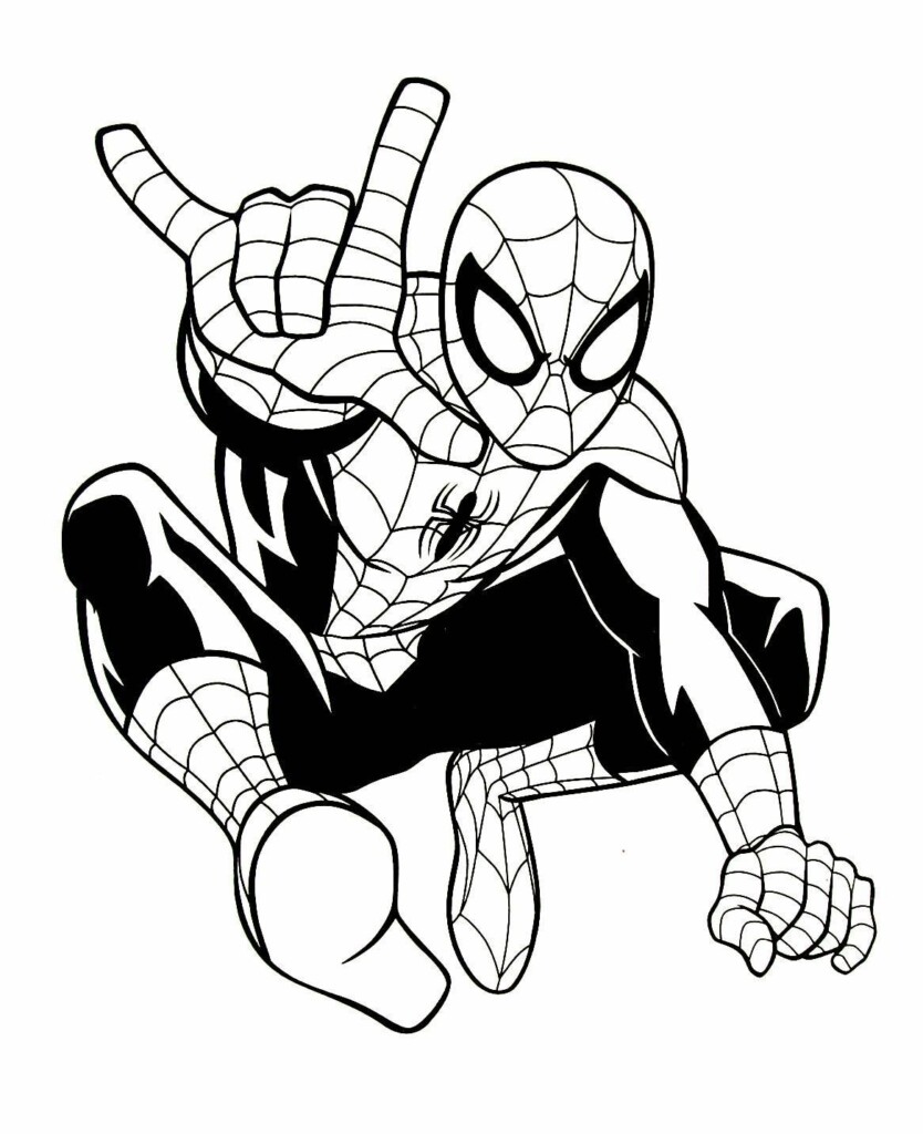 Free Printable Spiderman Coloring Pages Dev onallcylinders