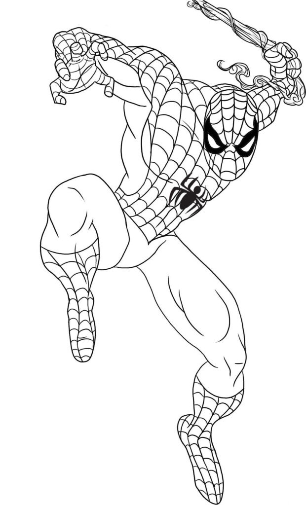 Free Printable Spiderman Colouring Pages For Kids Printable Templates 