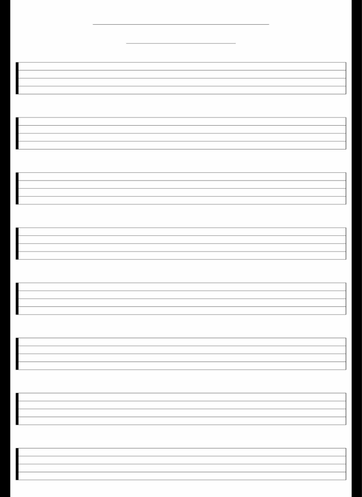 Free Printable Staff Paper Blank Sheet Music