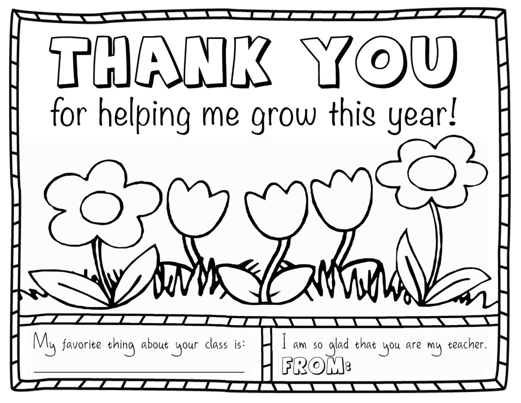 Free Printable Teacher Appreciation Cards To Color Free Printable A To Z