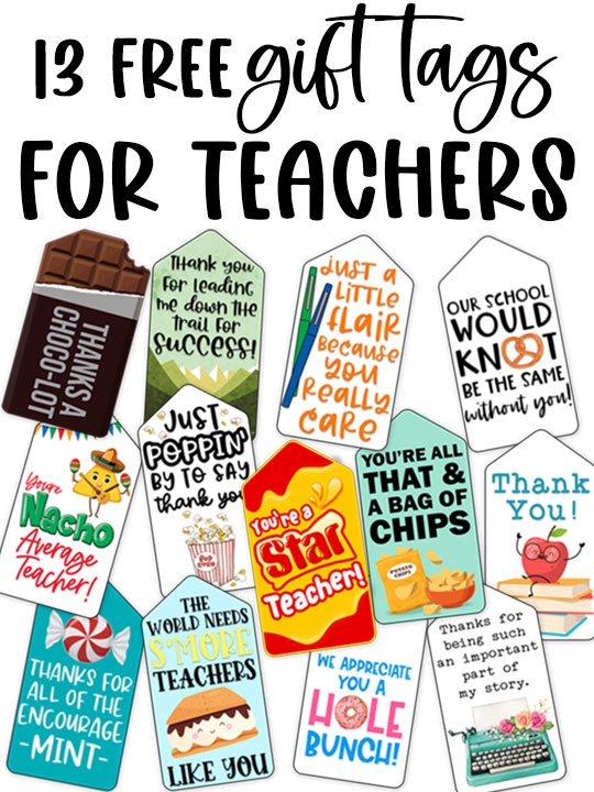 Free Printable Teacher Appreciation Questionnaire Gift