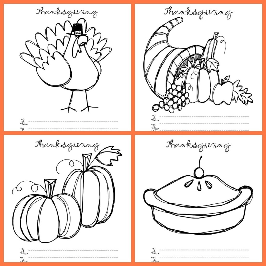 FREE Printable Thanksgiving Coloring Pages Lil 39 Luna