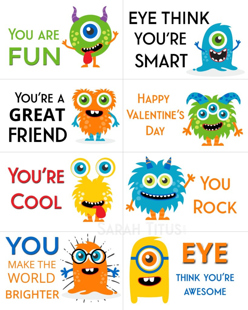 Free Printable Valentine Cards Sarah Titus
