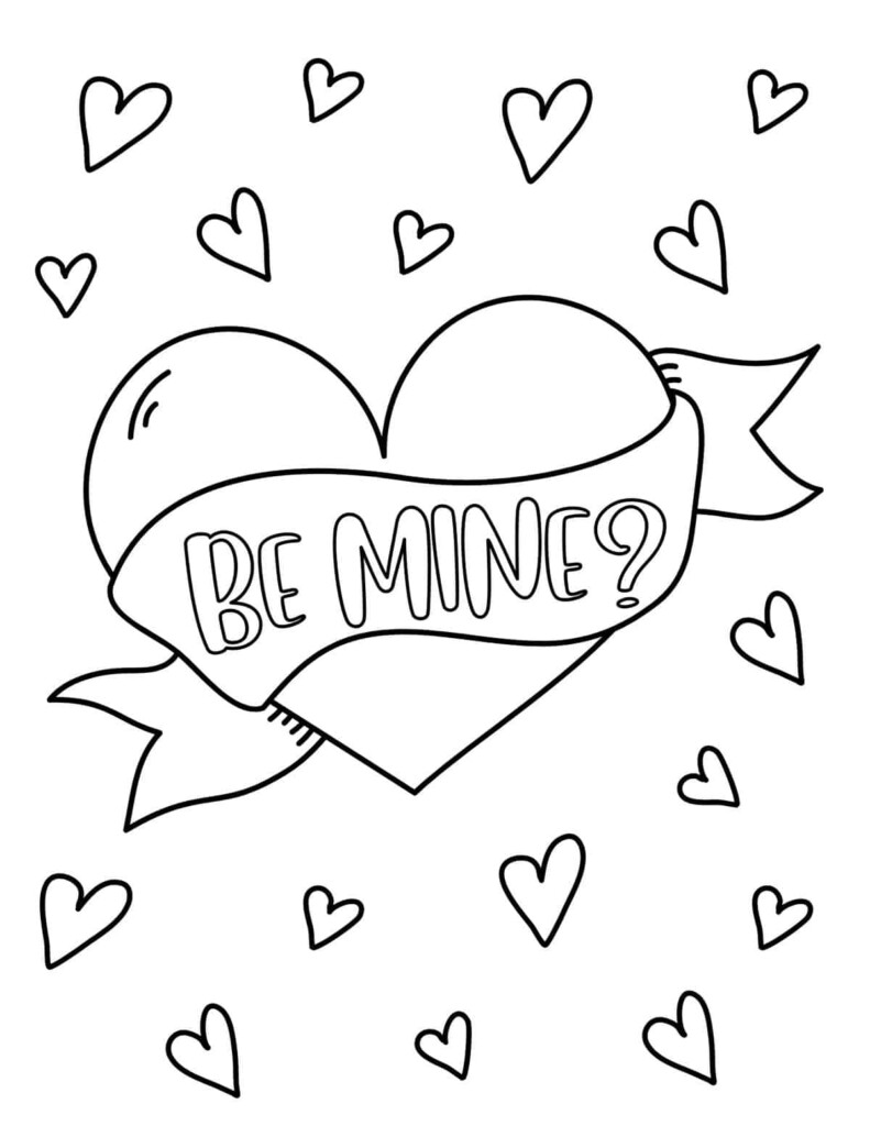 Free Printable Valentines Coloring Pages Looking For Free Printabl 