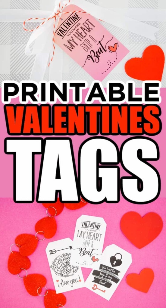 Free Printable Valentines Tags Made With HAPPY