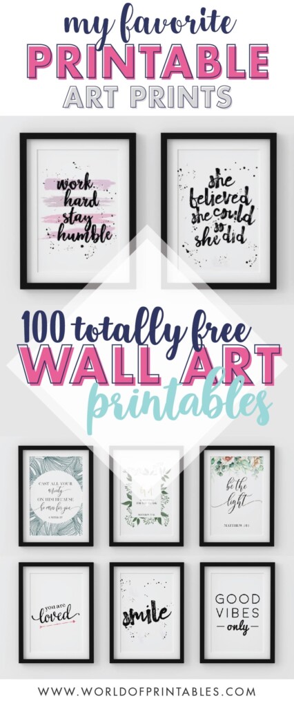 Free Printables For Home Decor