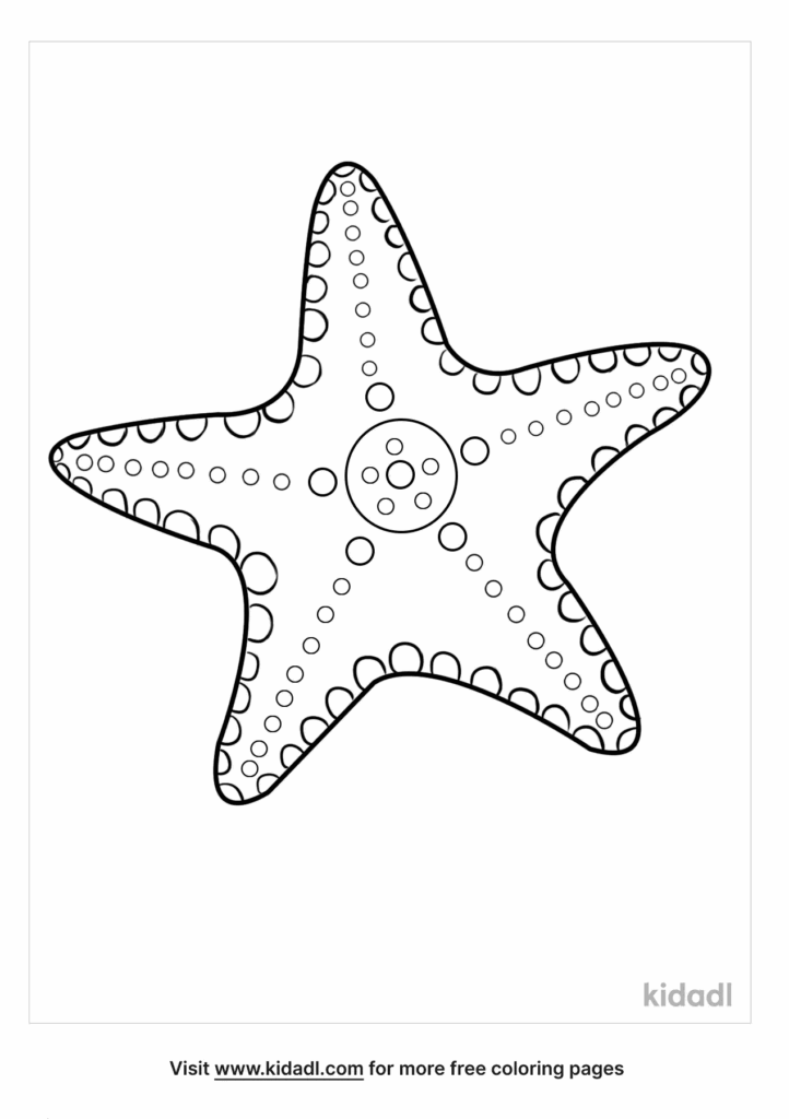 Free STARFISH Coloring Pages For Download Printable PDF 47 OFF