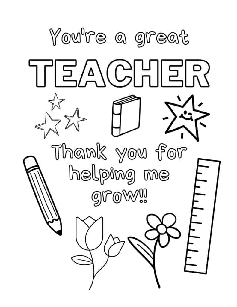 Free Teacher Appreciation Coloring Printables Pdf Sale USA Pinnaxis