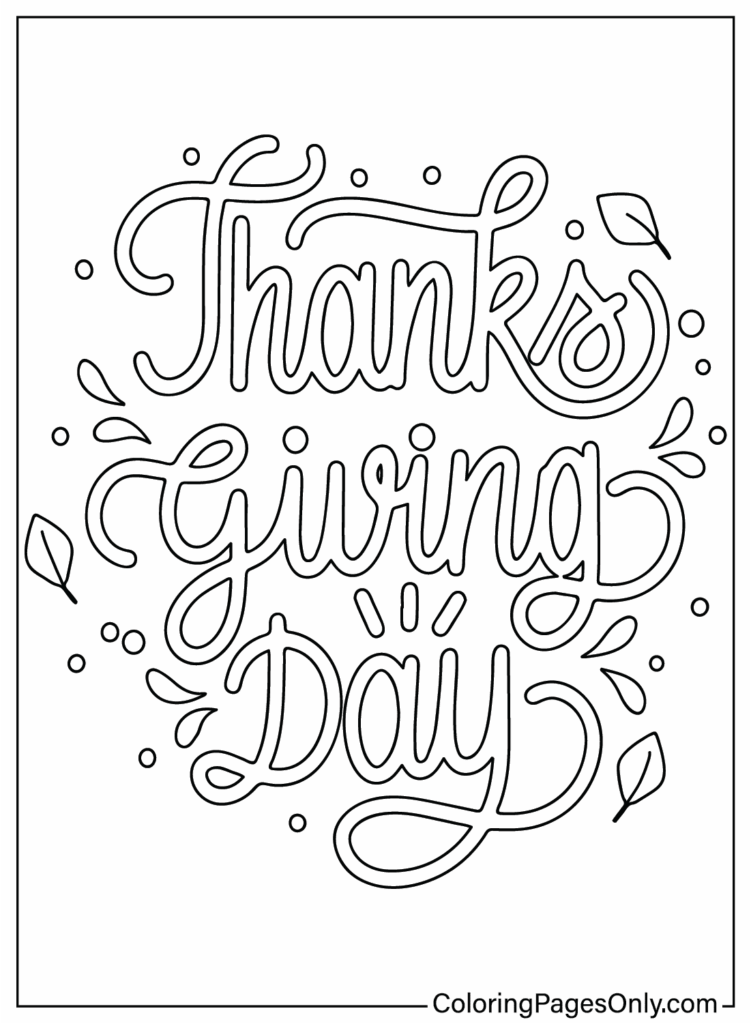 Free Thanksgiving Coloring Pages Printable Free Printable Coloring Pages