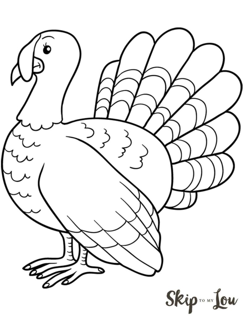 Free Turkey Printable Coloring Pages Web How Fun Is That Printable 