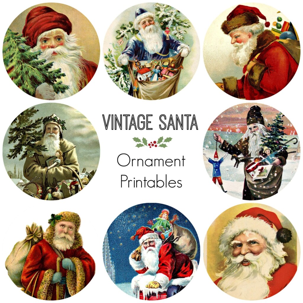 Free Vintage Christmas Printables
