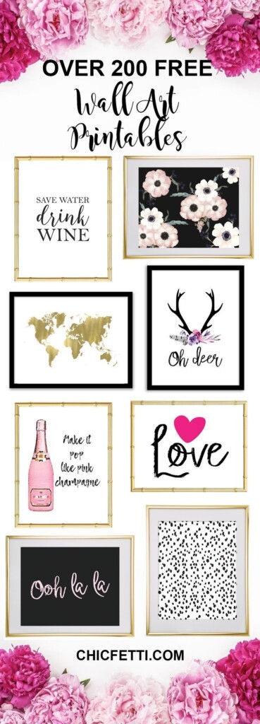 Free Wall Decor Printables Calendar Printables