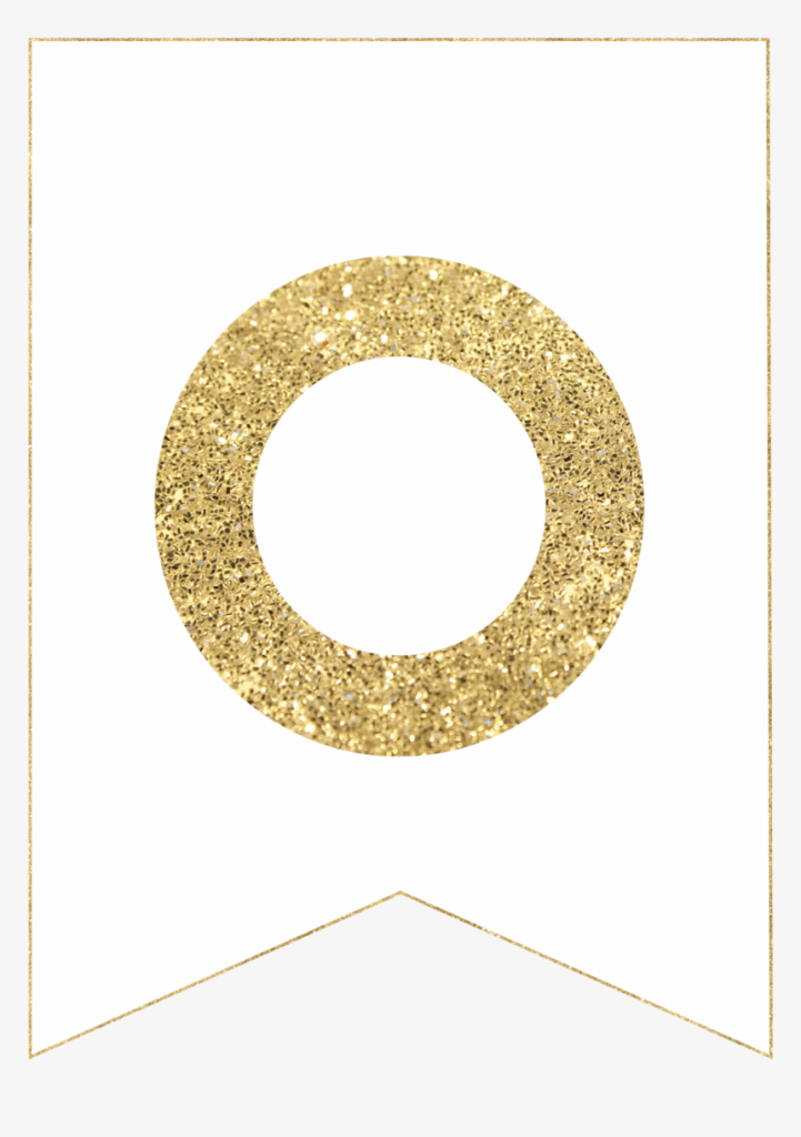 Gold Free Printable Banner Letters HD Png Download Kindpng