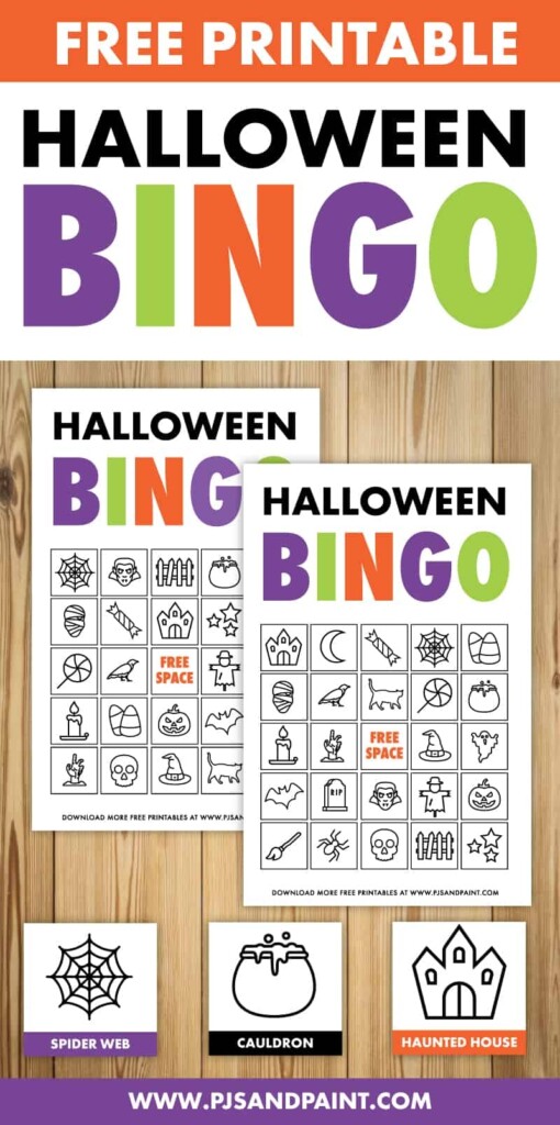 Halloween Bingo Digital Printable File Conhe a A Idade De Bruno Perini