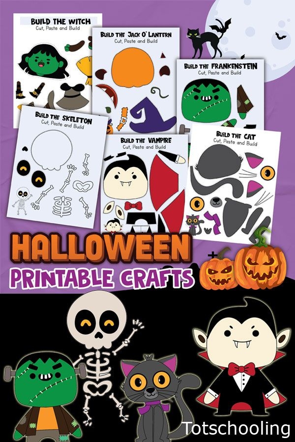 Halloween Printable Crafts Halloween Printables Halloween Crafts