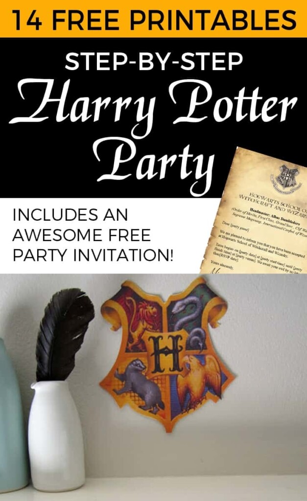 Harry Potter Party Decorations Printable Psoriasisguru