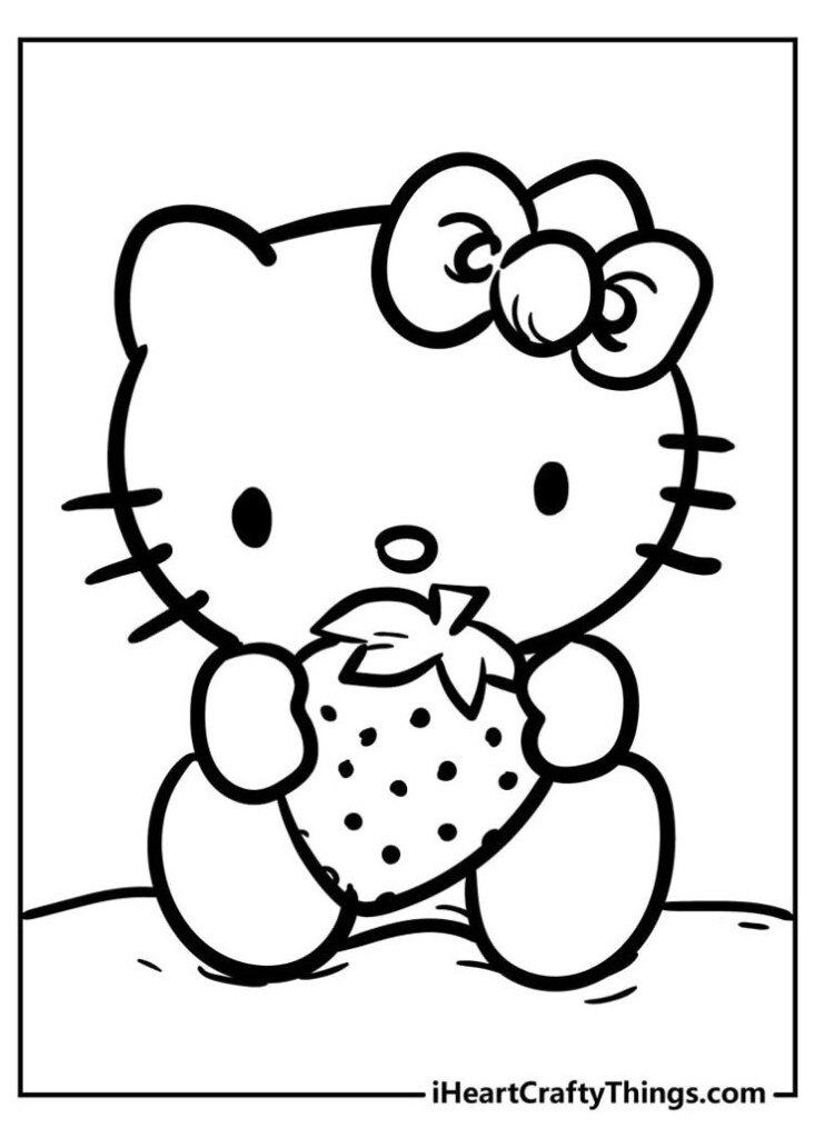 Hello Kitty Coloring Sheets Free Printable