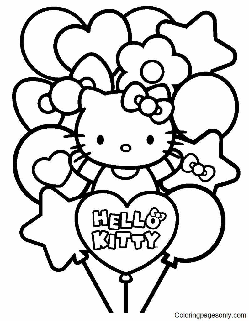 Hello Kitty Plane Coloring Pages Free Printable Coloring Pages Artofit