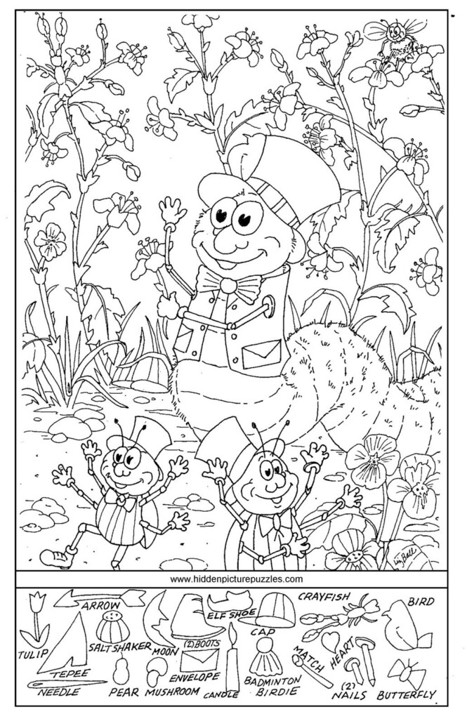 Hidden Pictures Page Print Your Free Hidden Pictures Page At Free 