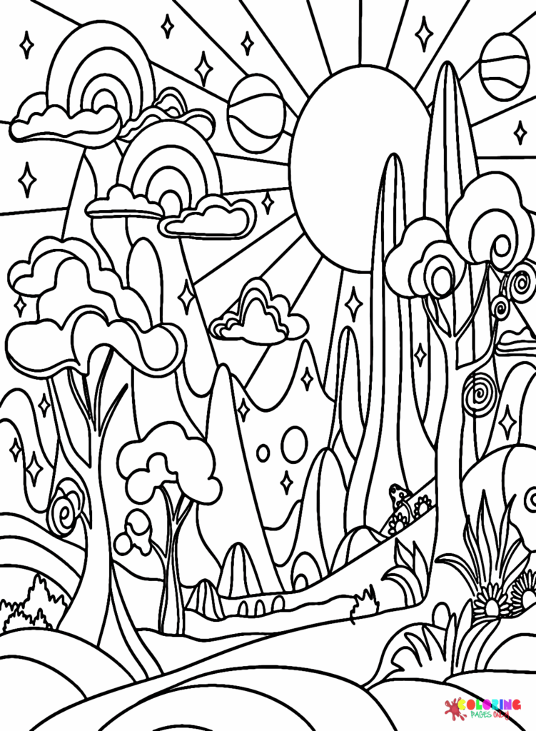 Hippie Free Coloring Pages Free Printable Coloring Pages