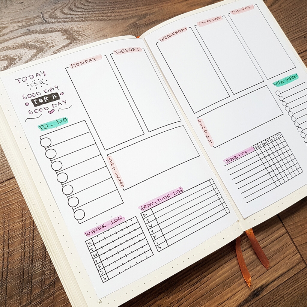 How To Make A Bullet Journal Printable Printable Bullet Journal