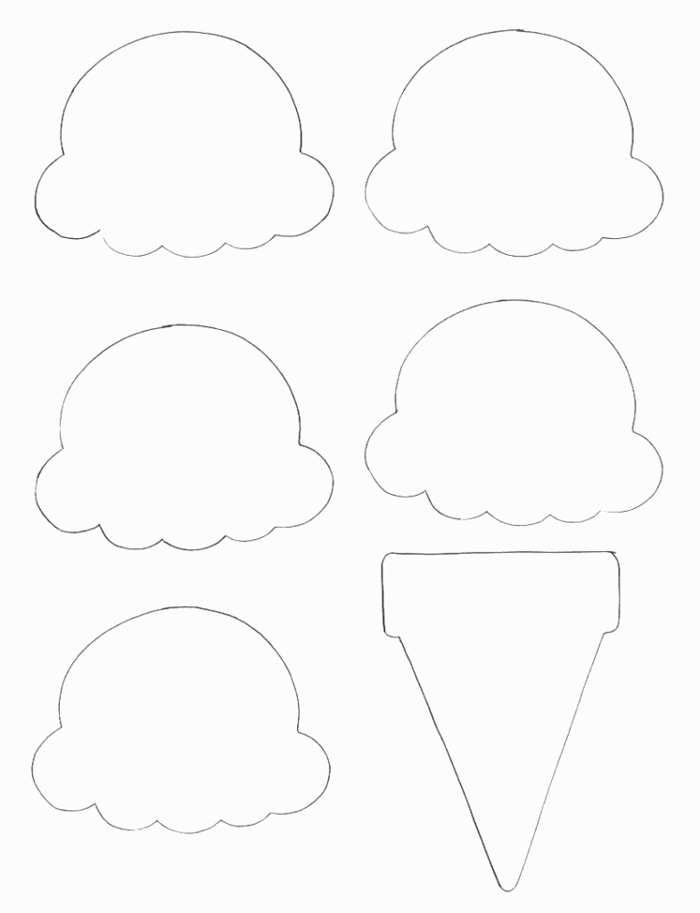 Ice Cream Cone Template Free Printable Free Printable
