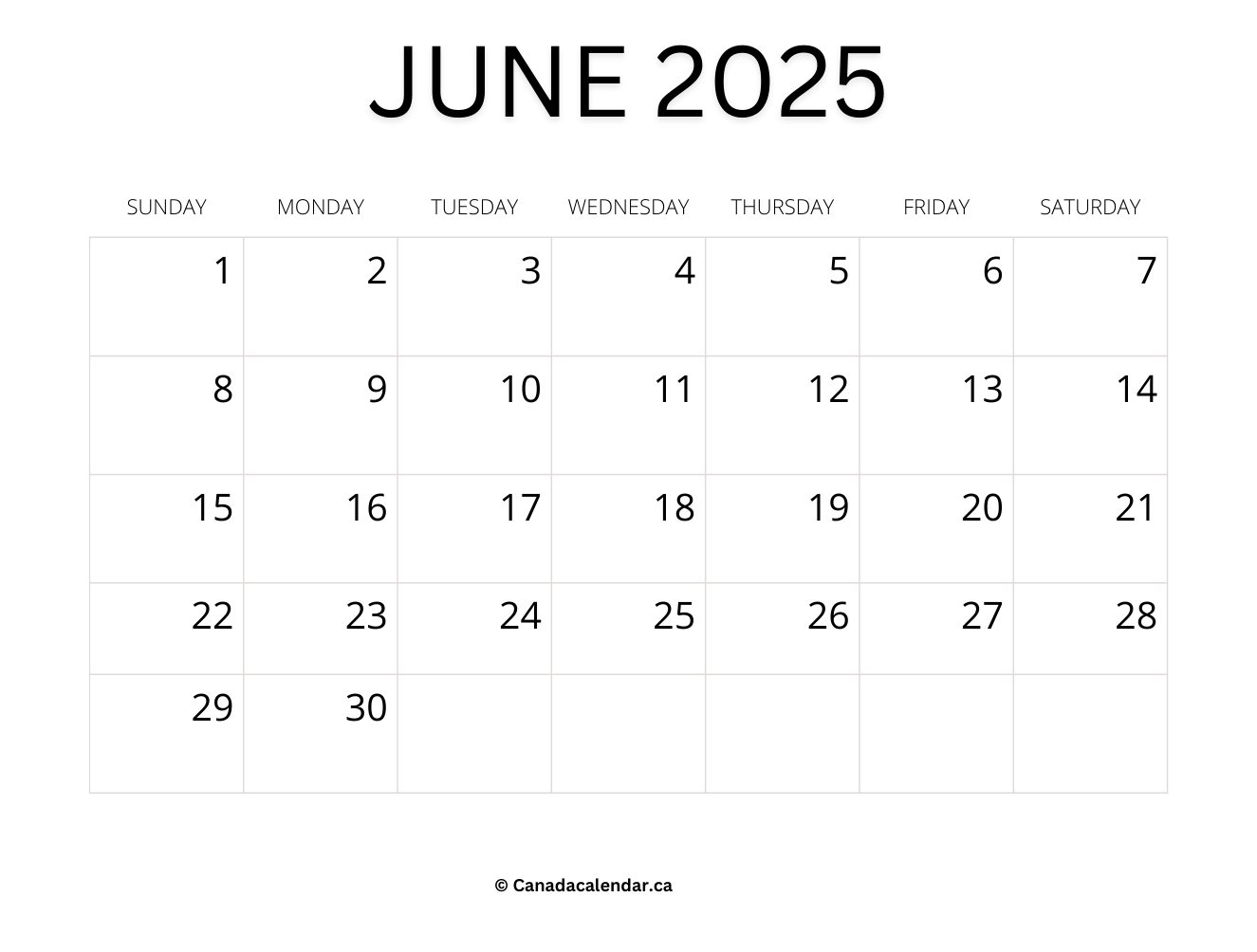 June Calendar 2025 Free Printable Your Essential Guide To Staying