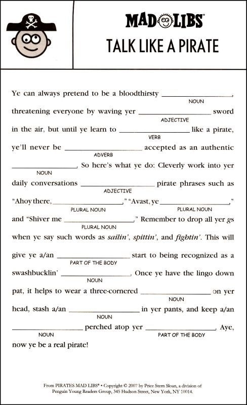 Kids Mad Libs Printable Free Worksheet24 Printable Madlibs