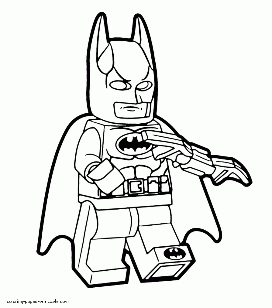Lego Batman Coloring Pages For Kids COLORING PAGES PRINTABLE COM