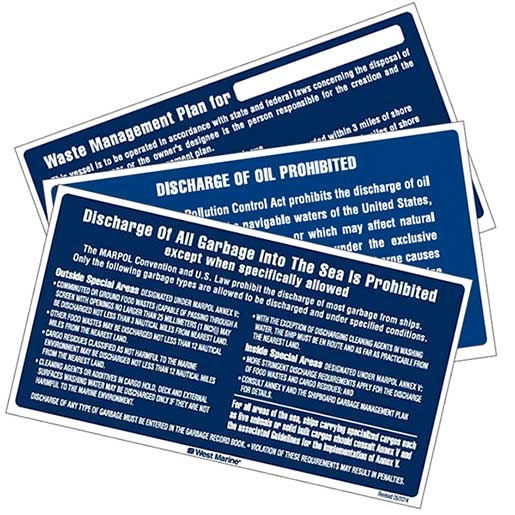 Marine Waste Oil Garbage Placards Required For Compliance