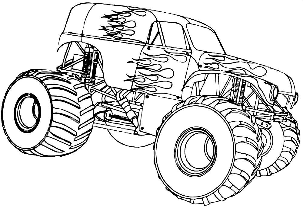 Monster Truck Coloring Pages Free Printables Printabl Vrogue co