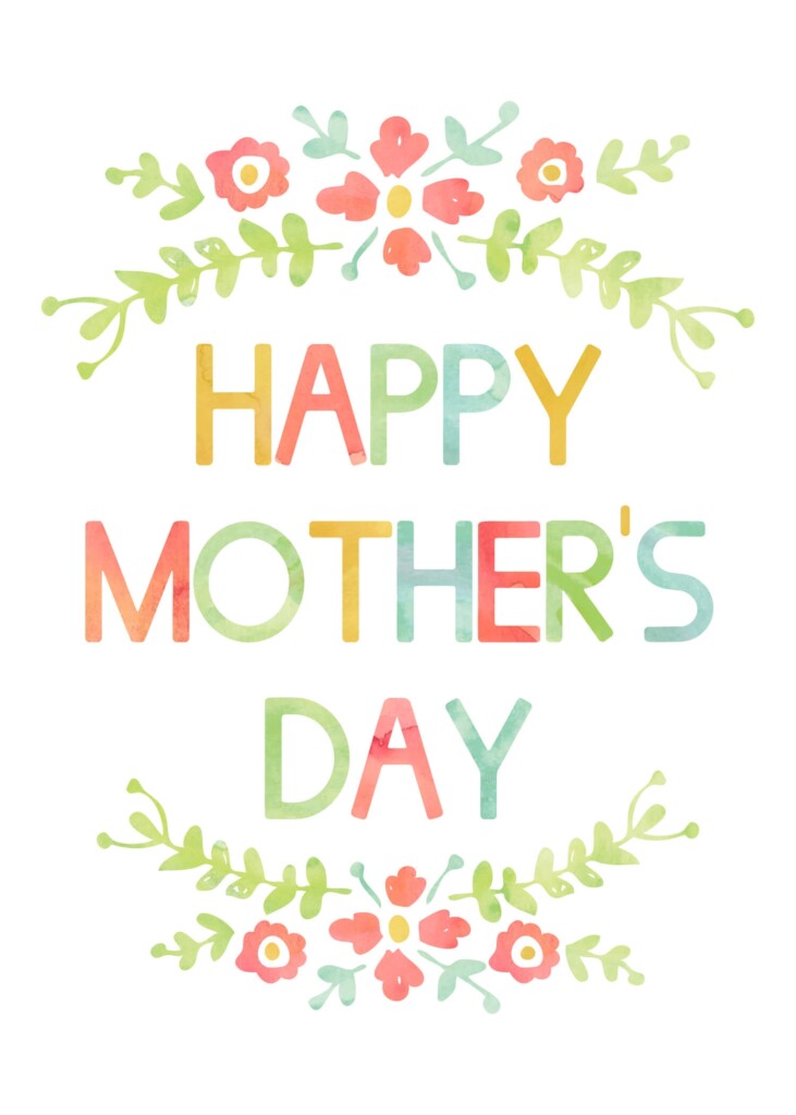 Mother 39 s Day Card Free Printable