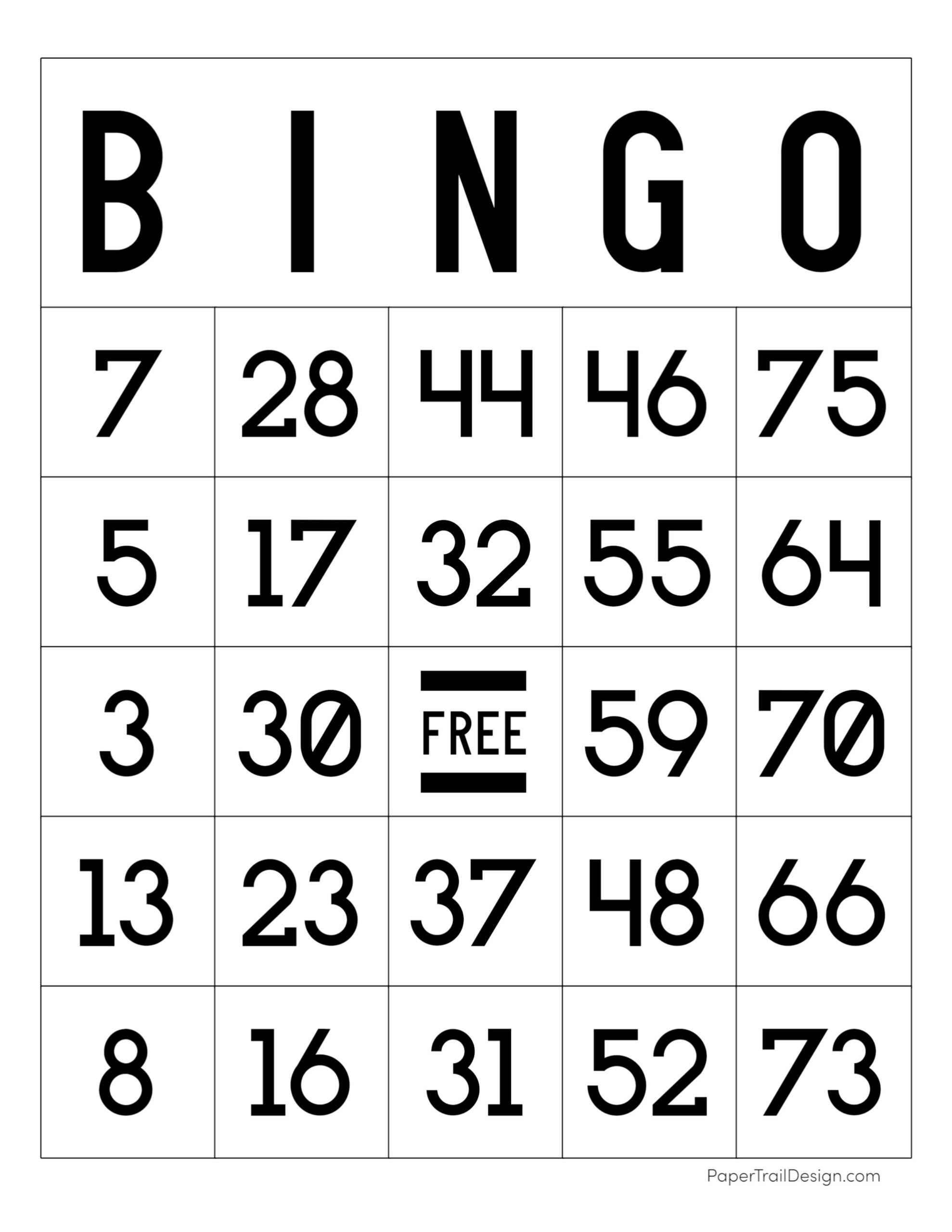 Myfreebingocards Printable Bingo Cards 1 75 Pdf Print Vrogue co