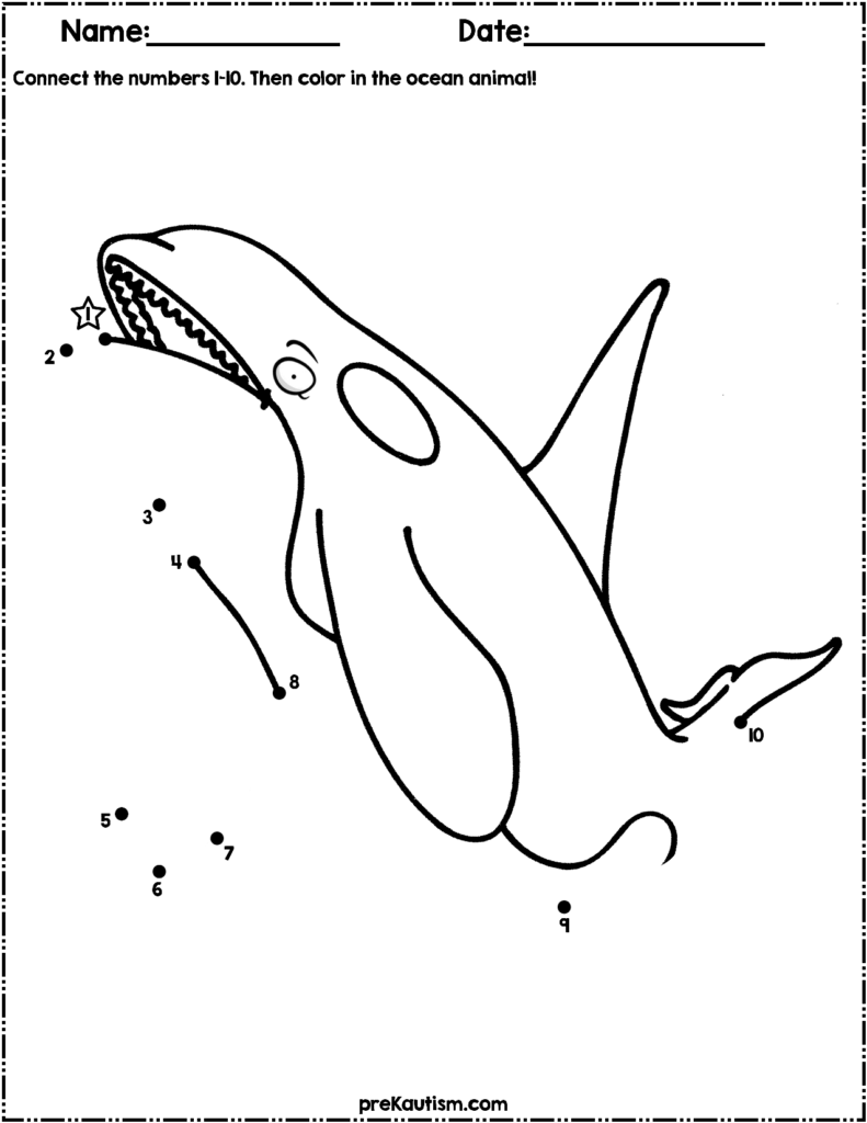 Ocean Do A Dot Printables Free Dev onallcylinders