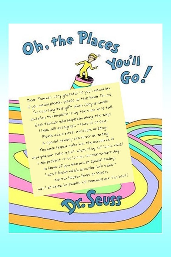 Oh The Places You Ll Go Teacher Note Printable Printable Word Searches
