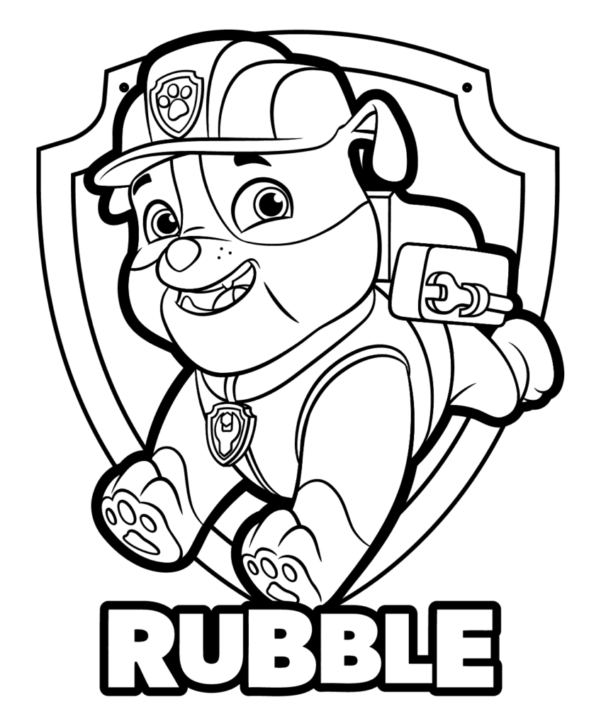 Paw Patrol Coloring Pages Printable Coloring Pages FREE