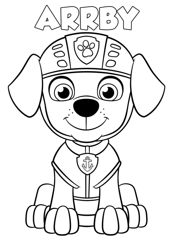 Paw Patrol Printable Coloring Pages
