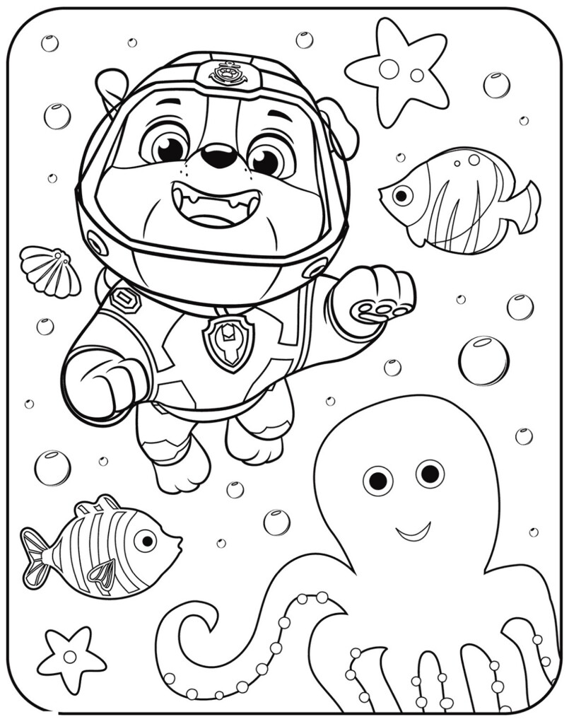 Paw Patrol Printable Coloring Sheets